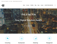 Tablet Screenshot of nxtfactor.com